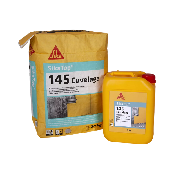 Revêtement d'imperméabilisation SIKATOP 145 Cuvelage Kit Blanc 25kg