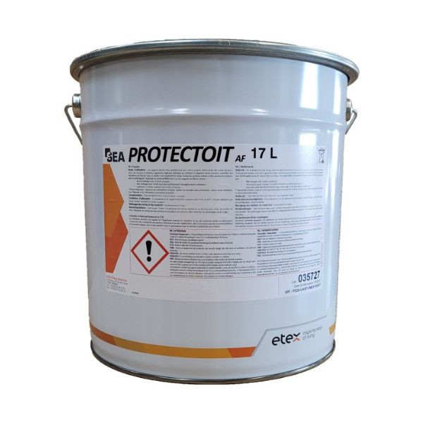 Revêtement Imperméabilisant Toitures Dalep Protectoit Brun Pot 17L