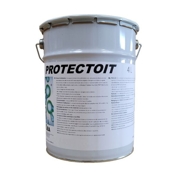 Revêtement Imperméabilisant Toitures Dalep Protectoit Rouge Pot 4L 