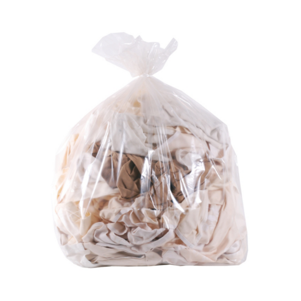 Sac poubelle Transparent PEBD 40µ 100 L, Rouleau de 25