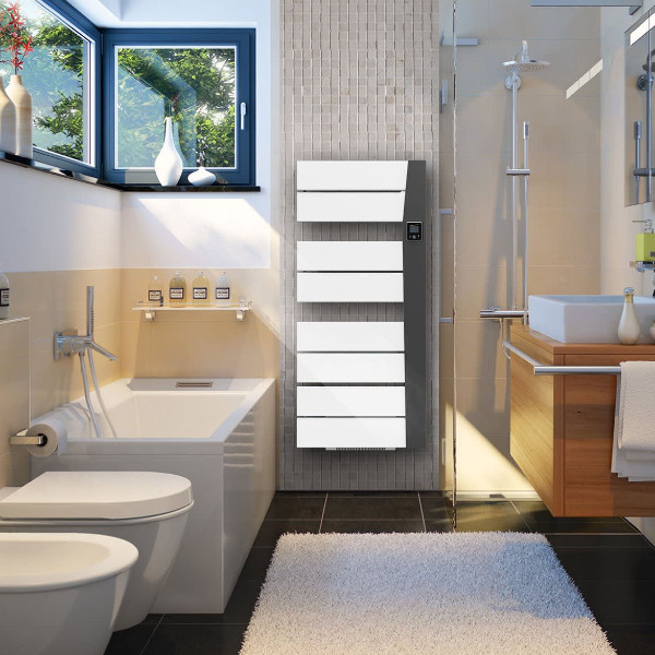 SècheServiettes avec Soufflerie Intuis Balica, Anthracite Blanc — free download