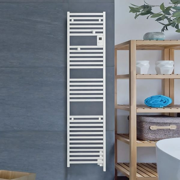 Sèche-Serviettes Electrique Atlantic Doris Etroit, Blanc Carat
