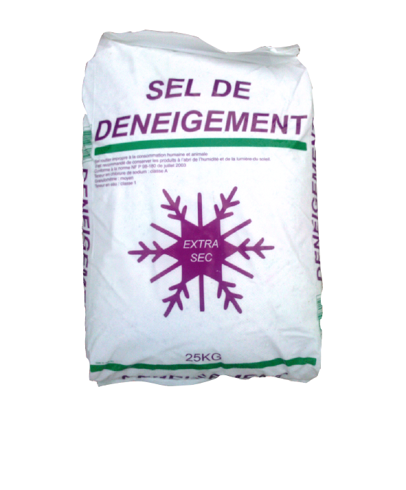 sel de déneigement SÜDSALZ , grain gros , sacs de 25kg