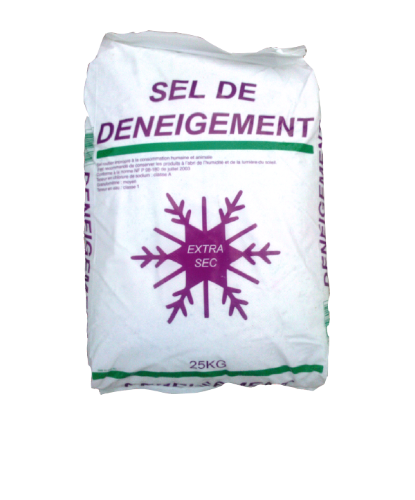 Sel de Deneigement 25Kg Extra Sec Naturel Classe B