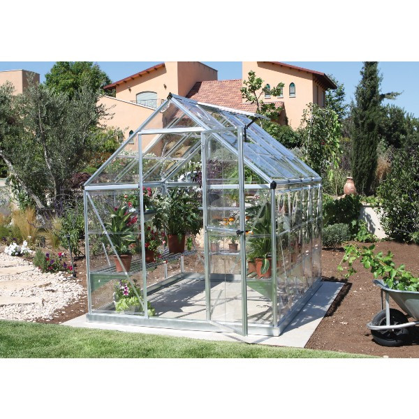 Serre Jardin Palram Harmony 5.7m² - Polycarbonate Transparent Résistant UV - Cadre Aluminium