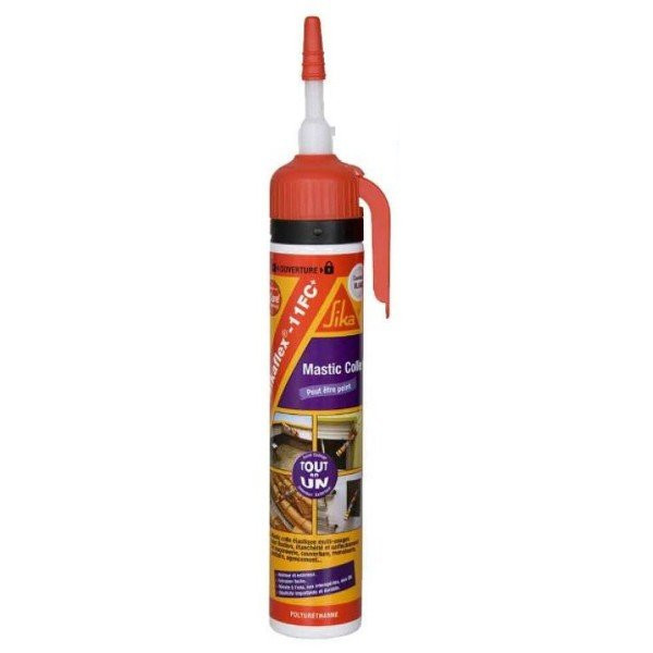 Mastic-colle blanc Sikaflex Pro 11 FC+ en gachette 