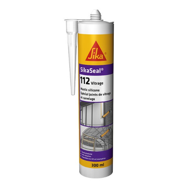 Mastic Menuiserie Vitrage SikaSeal-110 trans. 300ml 