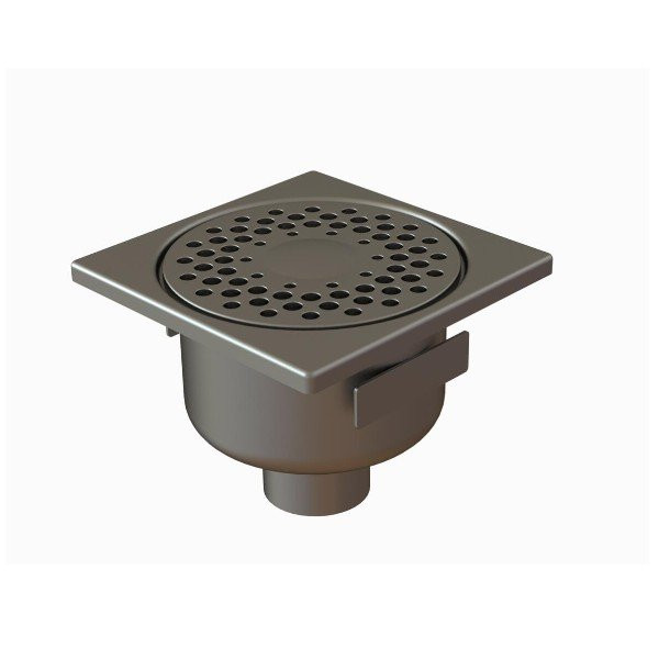 Siphon 150x150 sortie verticale 50 mm