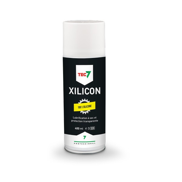 Spray 100% Silicones Lubrifiant et Protecteur Tec7 Xilicon 400ml