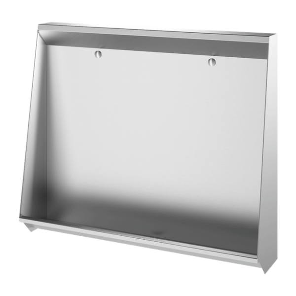 Stalle d'urinoir Inox 304 à encastrer Delabie L Satiné 130210 1200mm