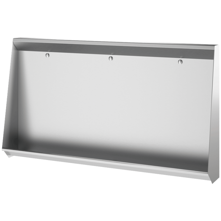 Stalle d'urinoir Inox 304 à encastrer Delabie L Satiné 130220 1800mm