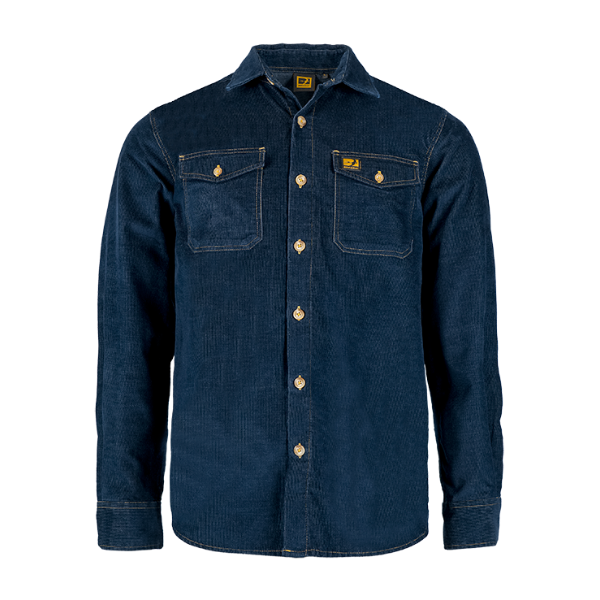 Surchemise Velours Bosseur Cleveland Bleu Marine
