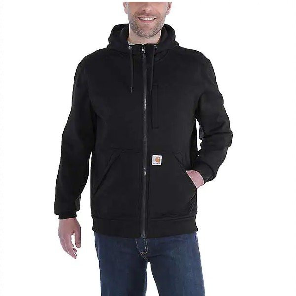 Sweat à Capuche Doublé Carhartt Wind Fighter 101759 Black