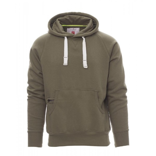 Sweat-Shirt à Capuche Payper Atlanta+ Vert Militaire