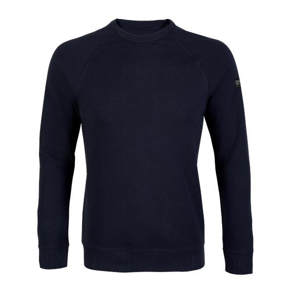 Sweat-Shirt Bosseur Col Rond Milos Marine