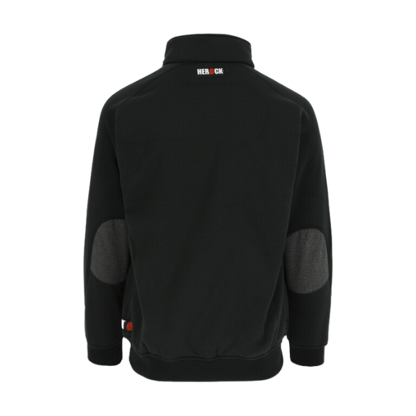 Topshop - Premium - Sweat avec col zippé - Noir délavé