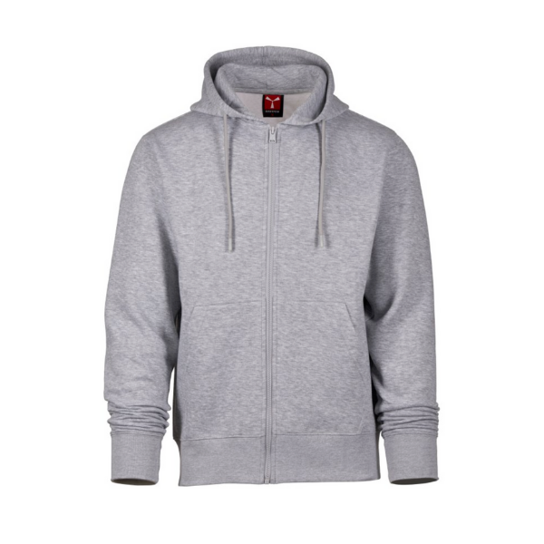 Sweat-shirt zippé à Capuche Payper Pontiac Gris Chiné