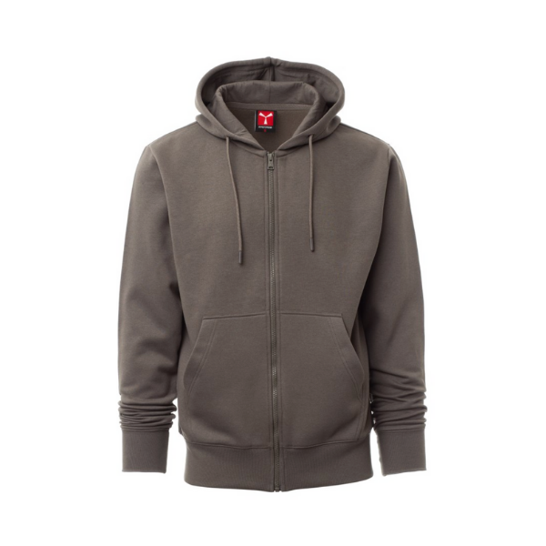Sweat-shirt zippé à Capuche Payper Pontiac Gris Fumée