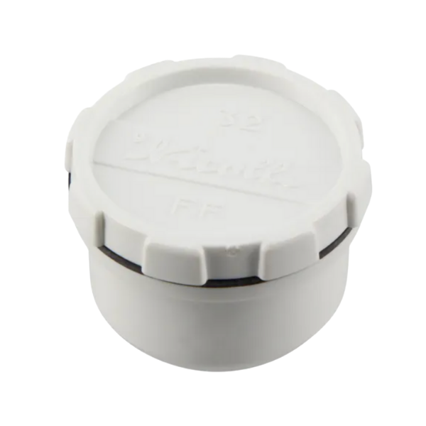 Tampon de Visite à Coller/Visser PVC NF Nicoll FFB Blanc, ⌀32mm