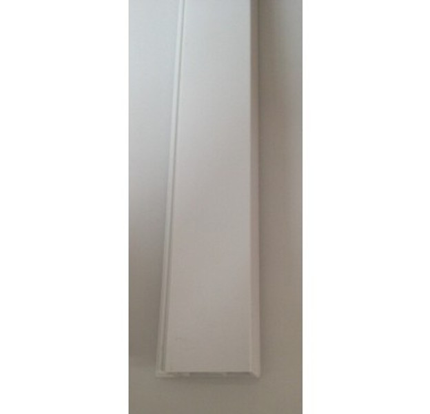 Tapée d'isolation PVC 43 x 3000 mm, Blanc