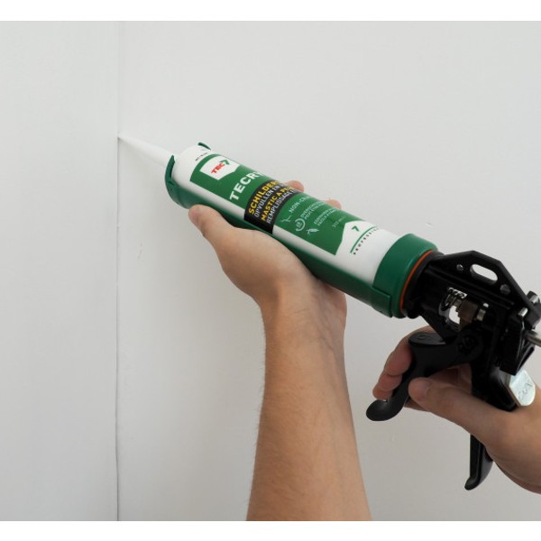 HAUSA Acrylique Pour La Construction à Sec HA006 Acrylique Pour La Peinture Acrylique Pour La Construction Plasto-élastique Joint D'étanchéité 3x310 Ml Blanc