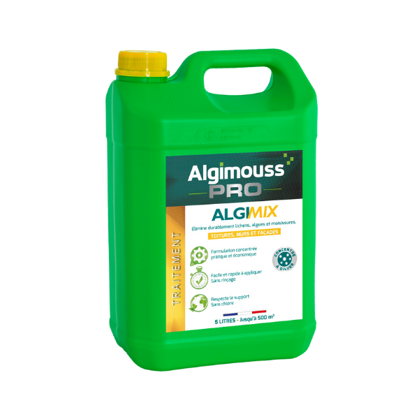 Traitement Concentré Toiture, Murs et Façades AlgiMix, 1 litre