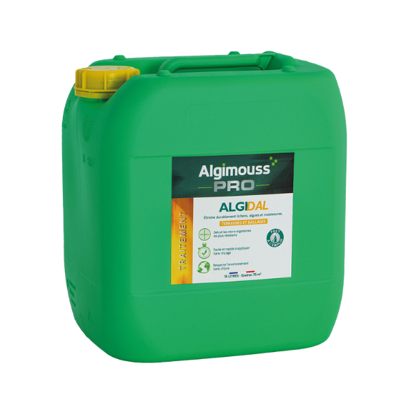 Traitement Curatif et Préventif pour Terrasses AlgiDal, 15 litres
