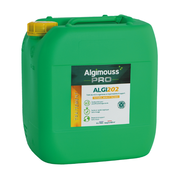 Traitement et Imperméabilisant Concentré Algi 202, 15 litres