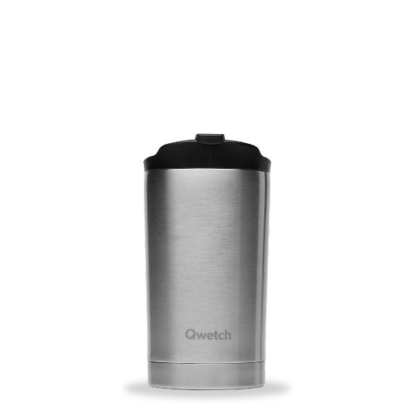 Travel Mug Isotherme Qwetch Originals Double Paroi 300 ml Inox Brossé