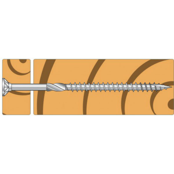 Boite de 2 kg de vis multi-usage tête fraisée, Posidriv 5 x 70 mm - Brico Dépôt