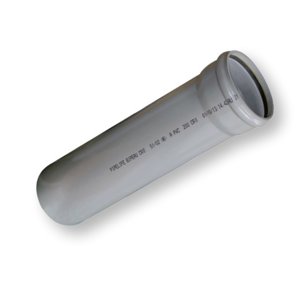 Tuyau PVC assainissement CR8 à joint L.3 m Diam.315 mm