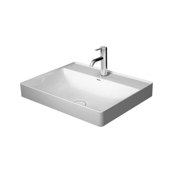 Vasque à Poser Duravit Durasquare 1 trou 60 x 47 cm Blanc 2354600070