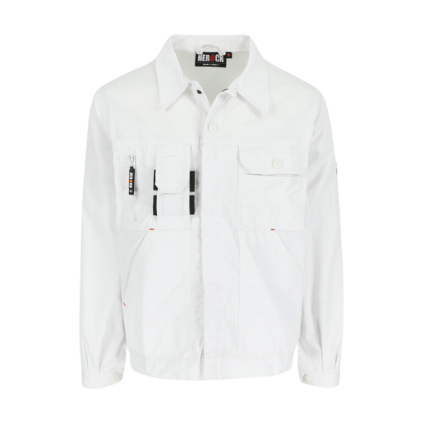 Veste de Travail Herock Aton Blanc