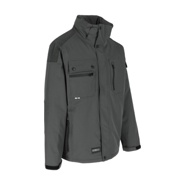 Veste De Travail Imperméable Et Respirante Herock - Multipoches - Pour Chantier & Extérieur