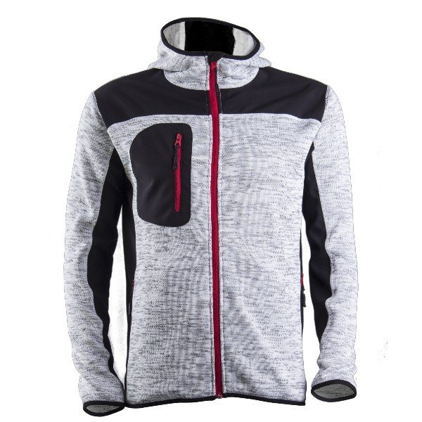 Veste Softshell Coverguard Bora Gris Chiné/Noir