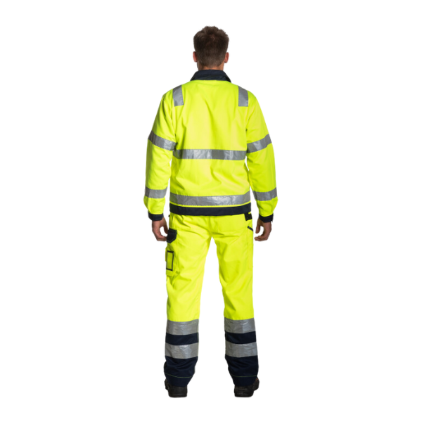Veste Polaire Jaune Fluo Veste Polaire Haute Visibilité Velilla 181 - Jaune Fluo, Taille 3XL, Bandes Réfléchissantes - EN ISO 20471 Classe 2 Gilet Jaune Voiture