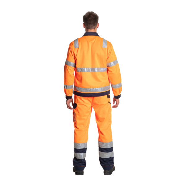 Veste Haute Visibilit?� Herock Hydros Orange - materiauxnet.com