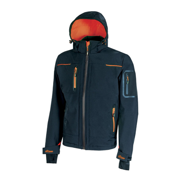 Veste Softshell à Capuche U-Power Space Deep Blue