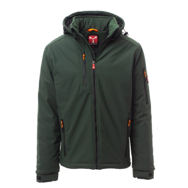 Veste Softshell Rembourrée Payper Creek Pad Vert/Noir