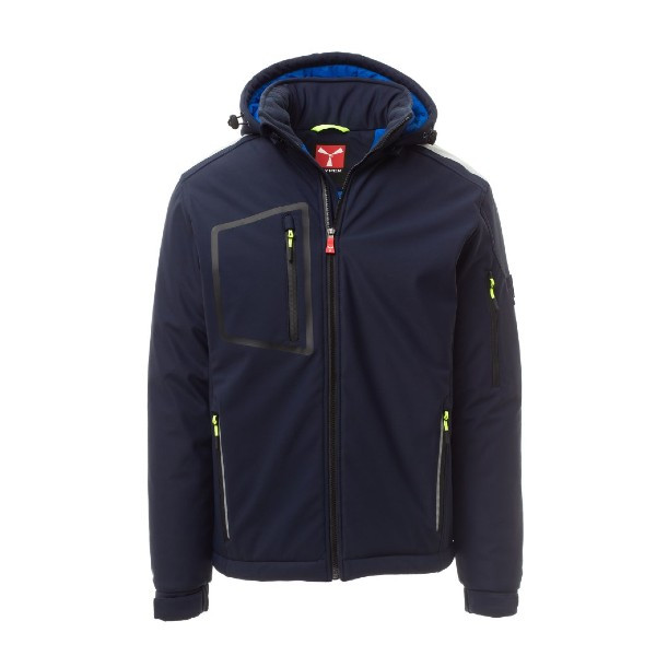 Veste Softshell Rembourrée Payper Stream Pad Bleu Marine/Bleu Roi