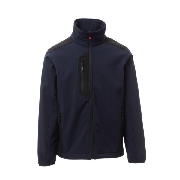 Veste Softshell Payper Galway Bleu Marine/Noir