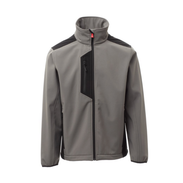 Veste Softshell Payper Galway Gris Fumée/Noir