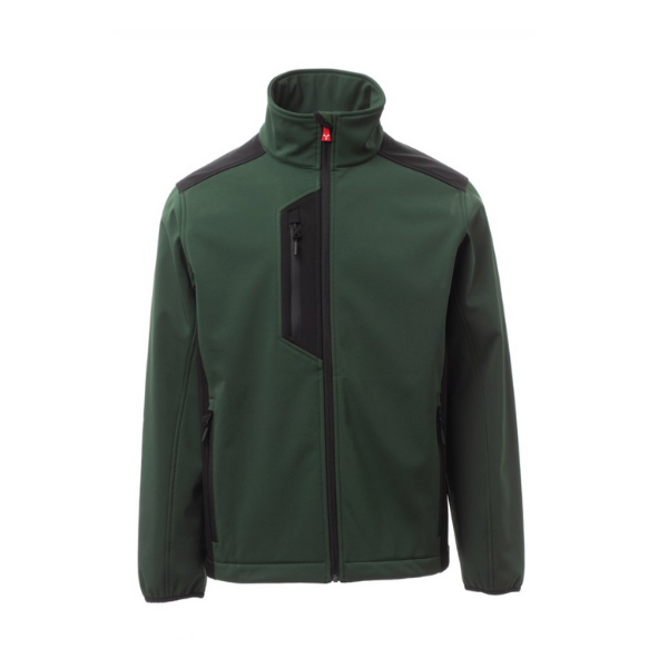 Veste Softshell Payper Galway Vert Forêt/Noir