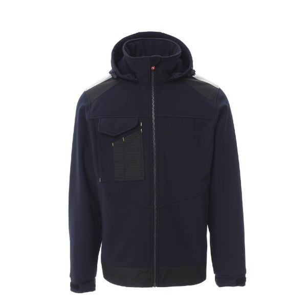 Veste Softshell Payper Performer 2.0 Bleu Marine Noir