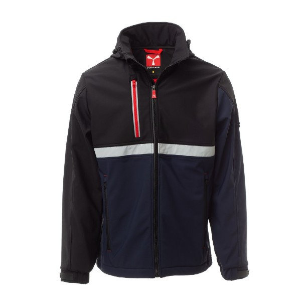 Veste Softshell Payper Wise Bleu Marine/Noir