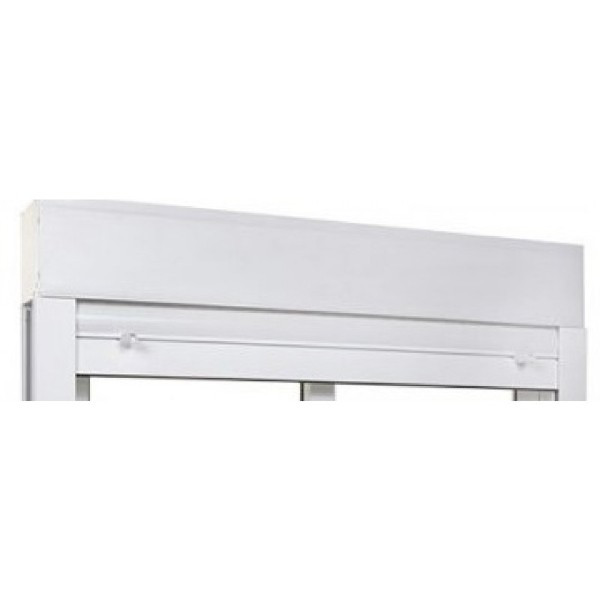 Volet Roulant Électrique Alu pour Baies Coulissantes 215x180 cm, Blanc