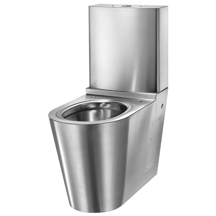 WC Monobloc Inox 304 Delabie S21 Poli satiné 110390