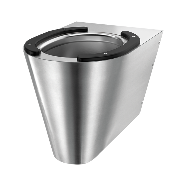 WC suspendu Inox 304 Delabie S21 S poli satiné 110310PAD