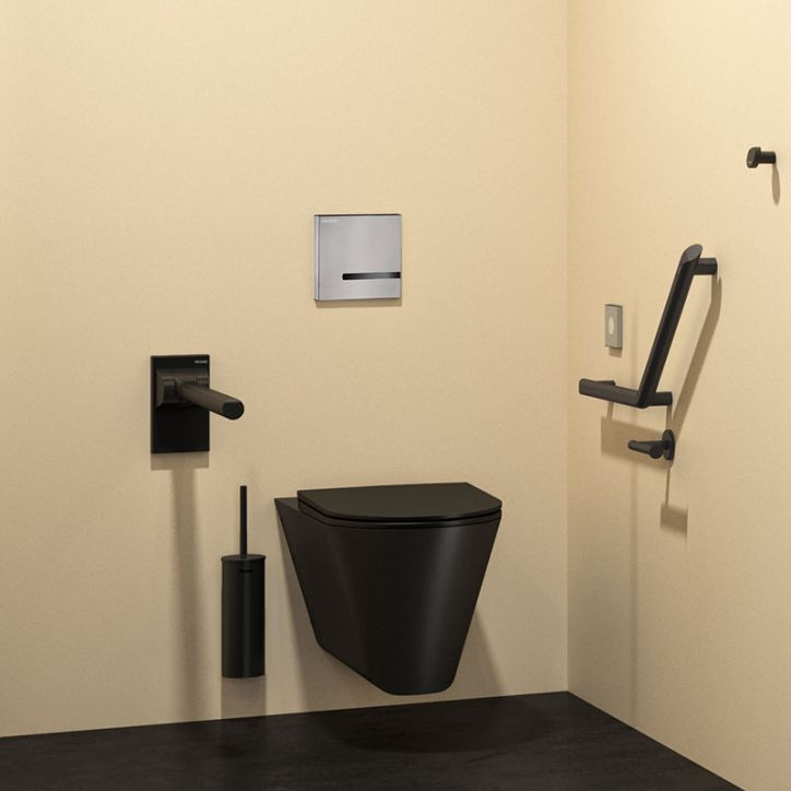 WC suspendu PMR Inox 304 Delabie 700 S Poli satiné 110711