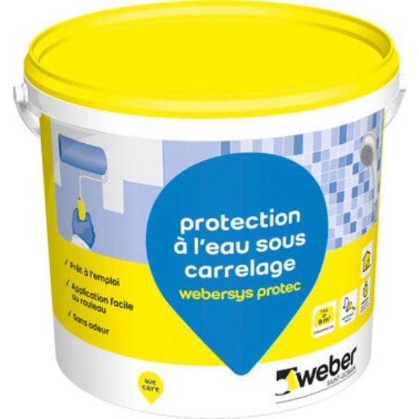 Etanchéité Sous Carrelage Webersys Protec 7 kg